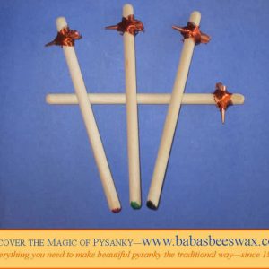 Traditional Kistka, Wooden Handle - set of 4 sizes